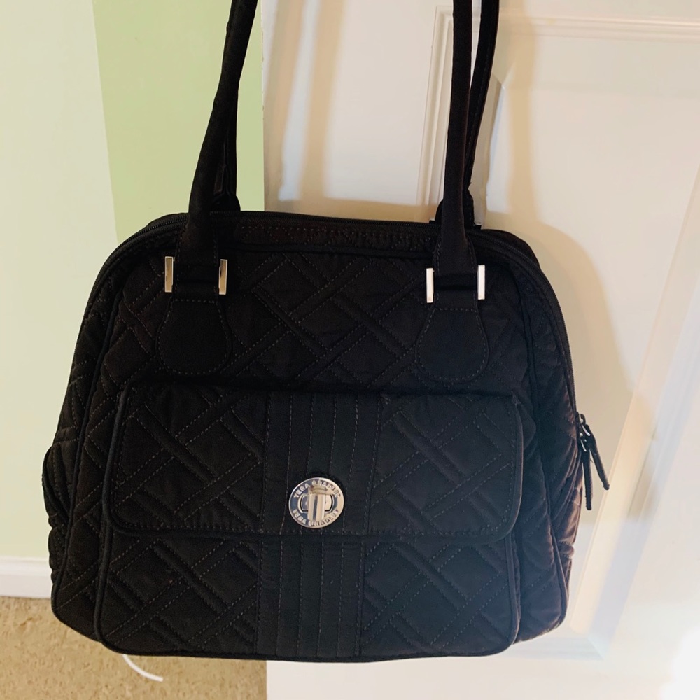 Vera Bradley Turnlock Satchel and Wallet